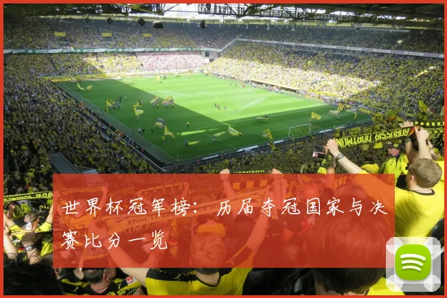 世界杯冠军榜：历届夺冠国家与决赛比分一览